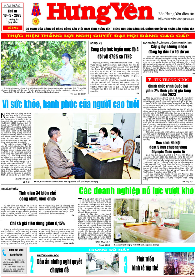Báo in ngày 10/5/2023