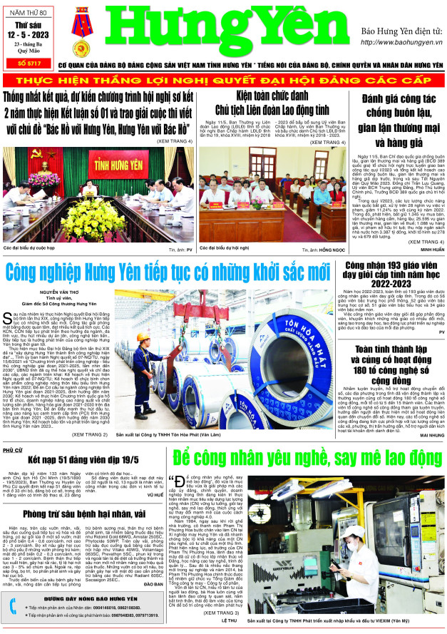 Báo in ngày 12/5/2023