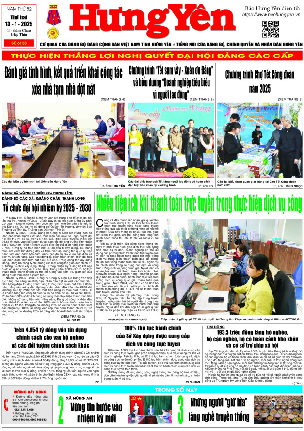 Báo in ngày 13.1.2025