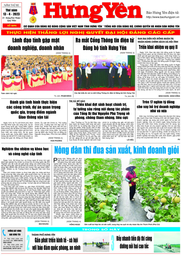 Báo in ngày 13/4/2023