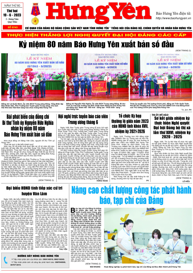 Báo in ngày 19.6.2023
