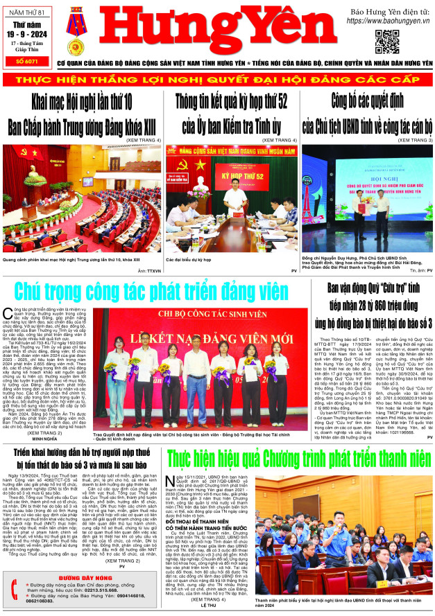 Báo in ngày 19.9.2024