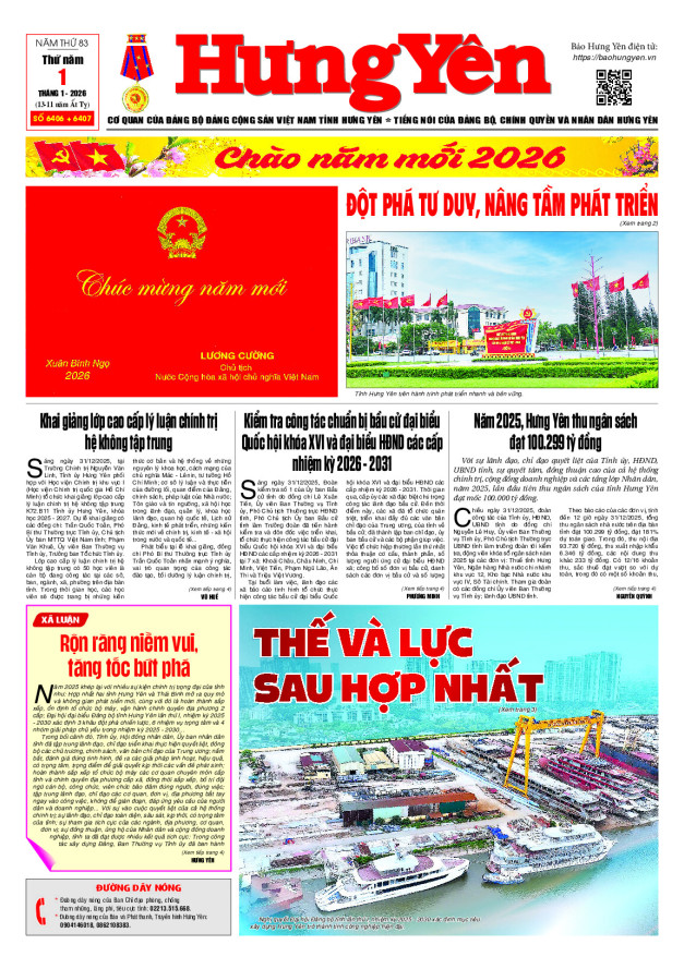 B&aacute;o in ng&agrave;y 1.1.2026