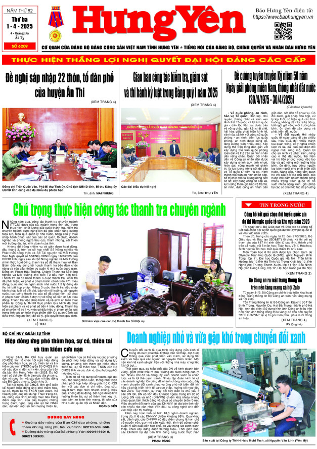 Báo in ngày 1.4.2025