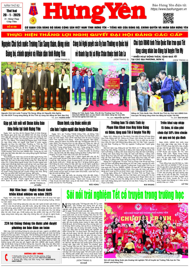 Báo in ngày 20.1.2025