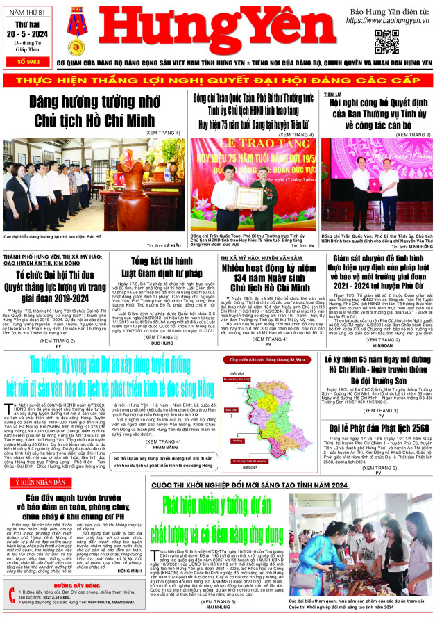 Báo in ngày 20.5.2024