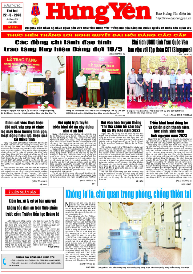 Báo in ngày 22.5.2023