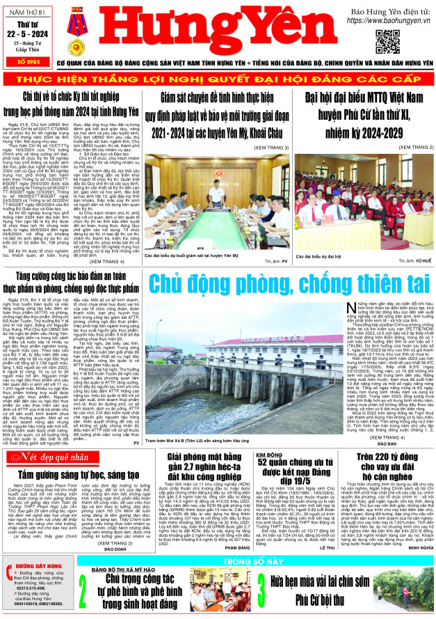 Báo in ngày 22.5.2024