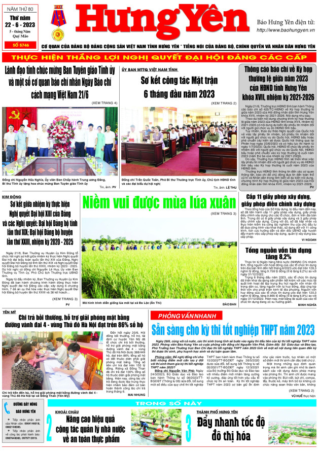 Báo in ngày 22.6.2023