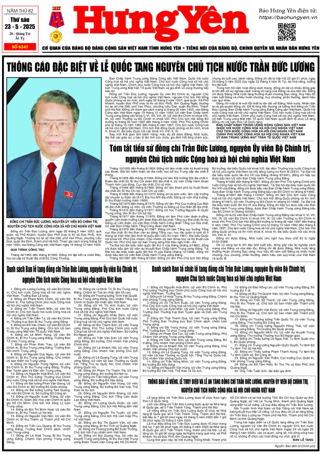Báo in ngày 23.5.2025