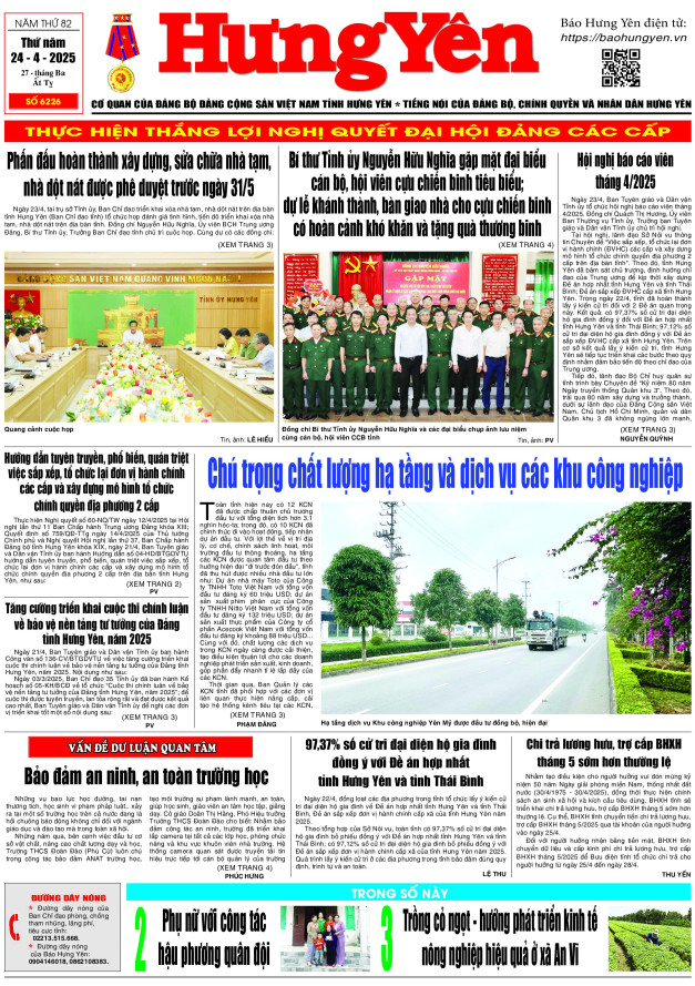 Báo in ngày 24.4.2025