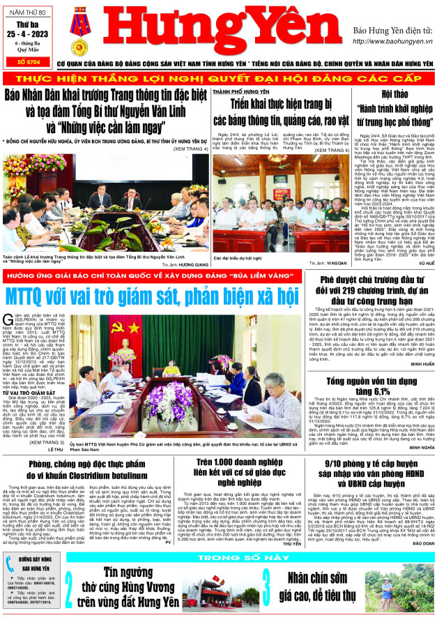 Báo in ngày 25/4/2023