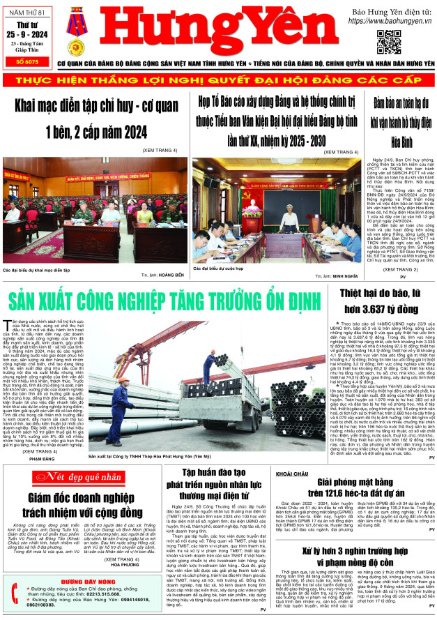 Báo in ngày 25.9.2024