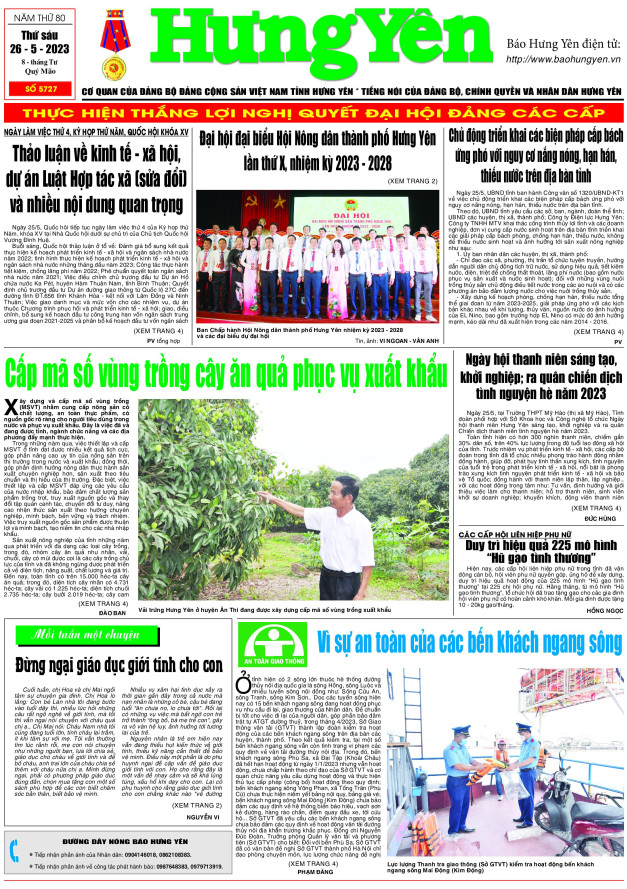Báo in ngày 26.5.2023