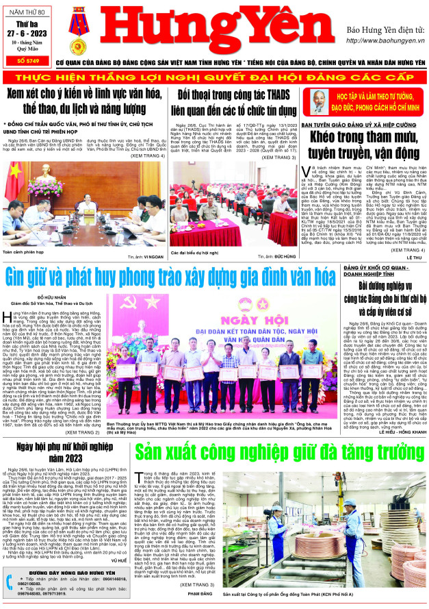 Báo in ngày 27.6.2023