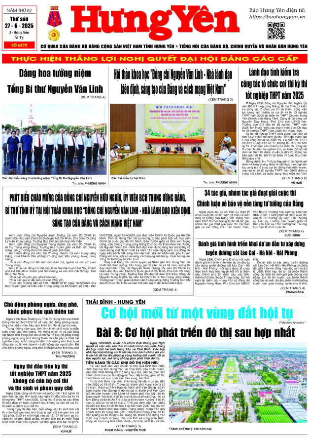 Báo in ngày 27.6.2025