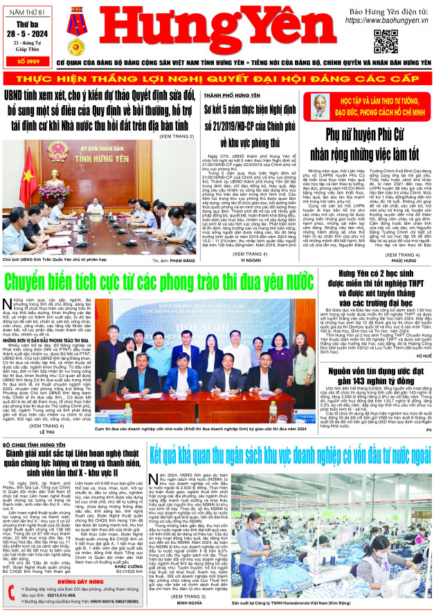 Báo in ngày 28.5.2024