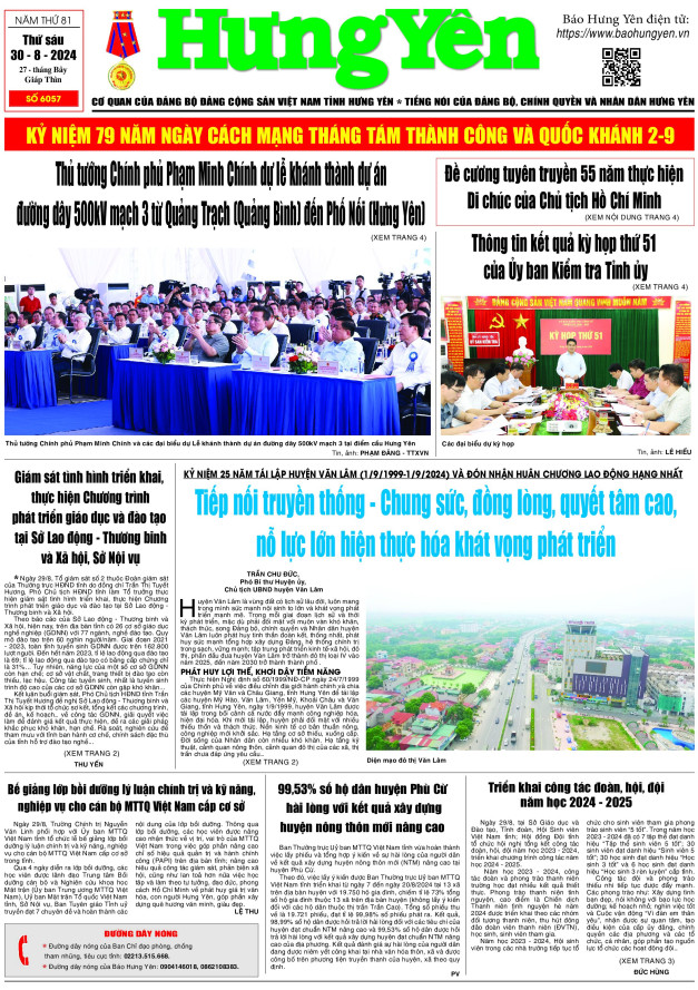 Báo in ngày 30.8.2024