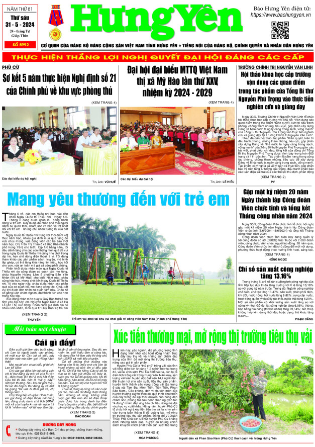 Báo in ngày 31.5.2024