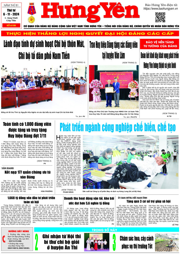 Báo in ngày 6.11.2024