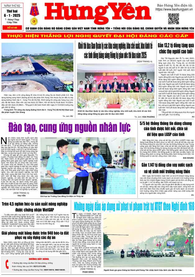Báo in ngày 6.1.2025