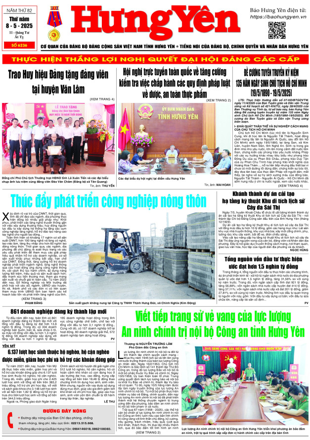 Báo in ngày 8.5.2025