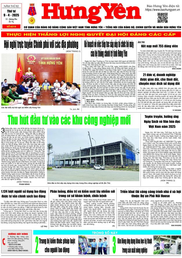 Báo in ngày 9.4.2025