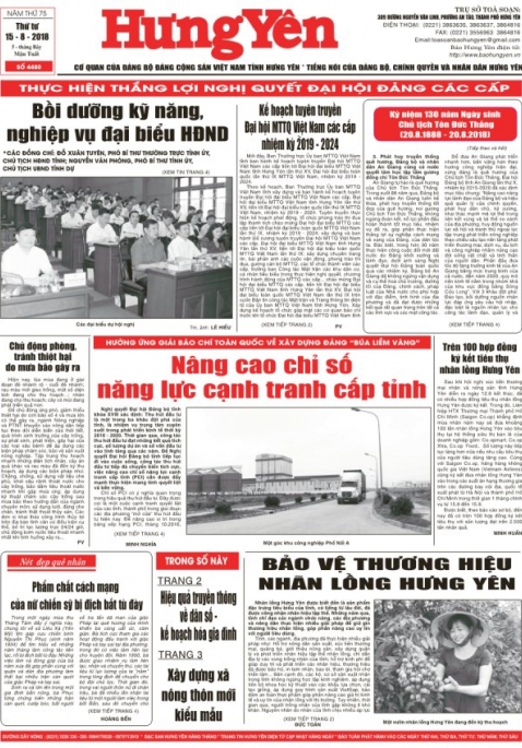 Báo in ngày 15.8.2018