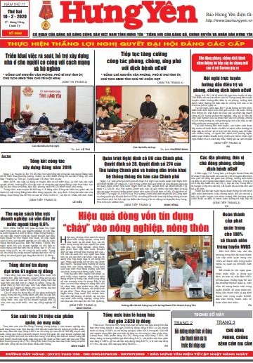 Báo in ngày 10.2.2020