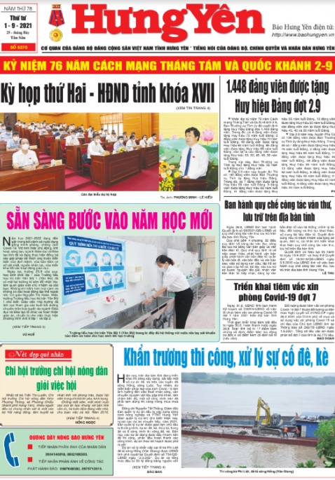 Báo in ngày 1.9.2021