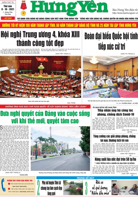 Báo in ngày 8.10.2021