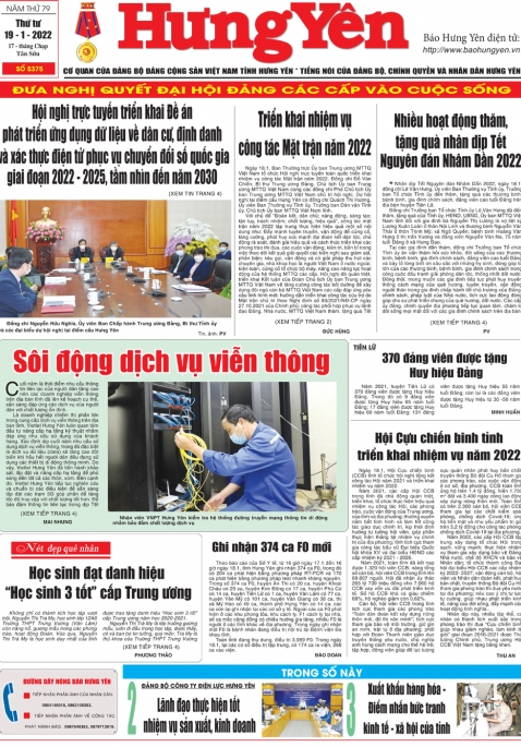 Báo in ngày 19.1.2022