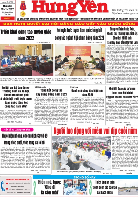Báo in ngày 13.1.2022