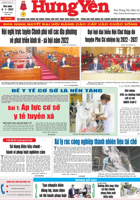 Báo in ngày 6.1.2022