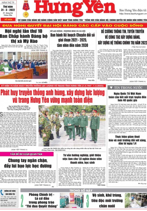 Báo in ngày 31.3.2022