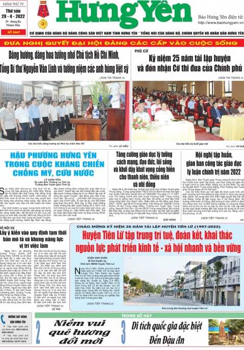 Báo in ngày 29.4.2022