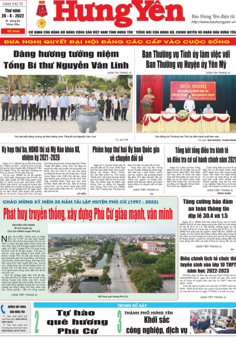 Báo in ngày 28.4.2022