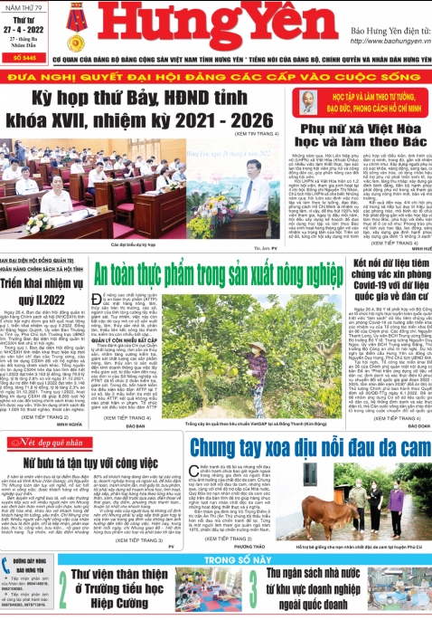 Báo in ngày 27.4.2022