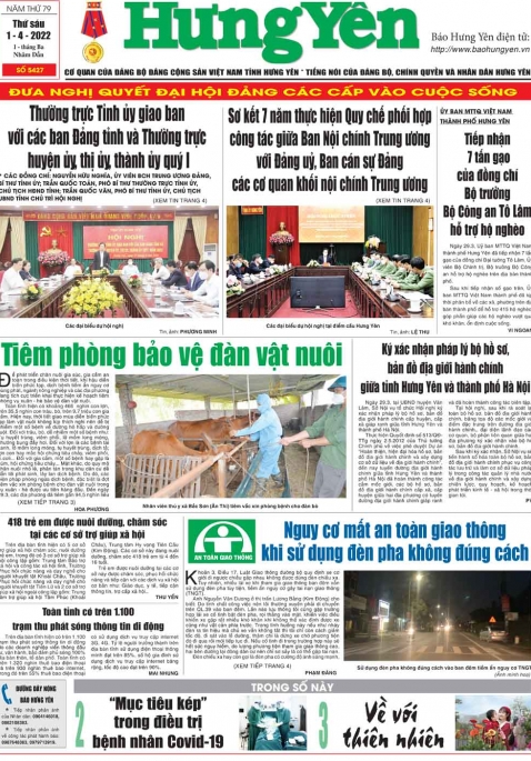 Báo in ngày 1.4.2022