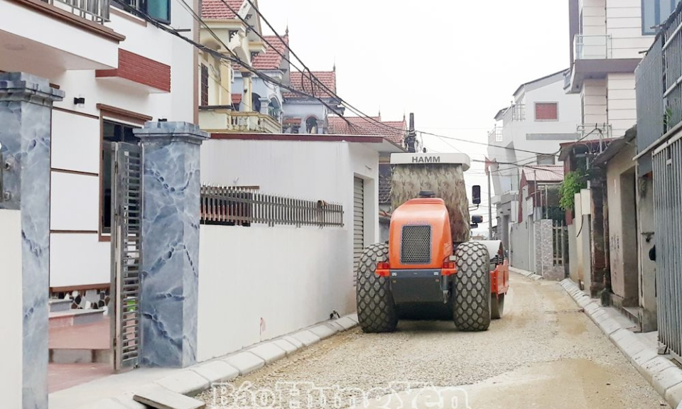 Xã Hoàn Long (Yên Mỹ) phấn đấu về đích nông thôn mới nâng cao