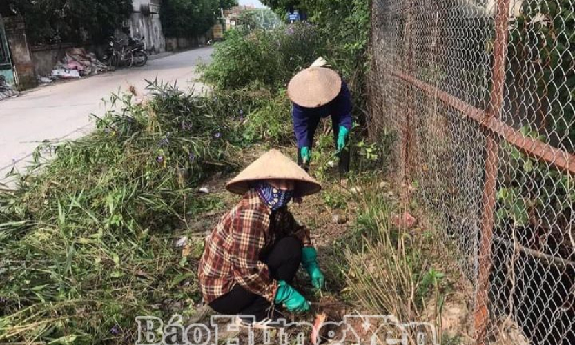 Phụ nữ xã Việt Hòa học và làm theo Bác