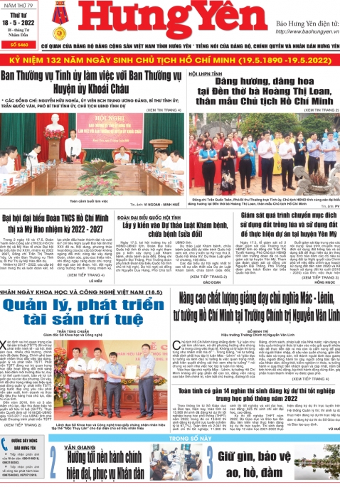 Báo in ngày 18.5.2022