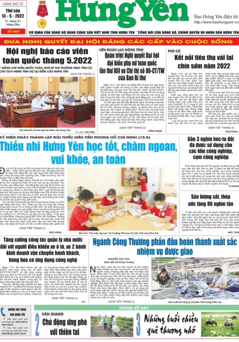 Báo in ngày 13.5.2022