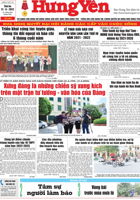 Báo in ngày 21.6.2022