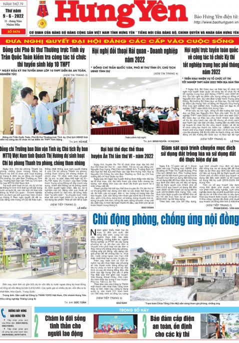 Báo in ngày 9.6.2022