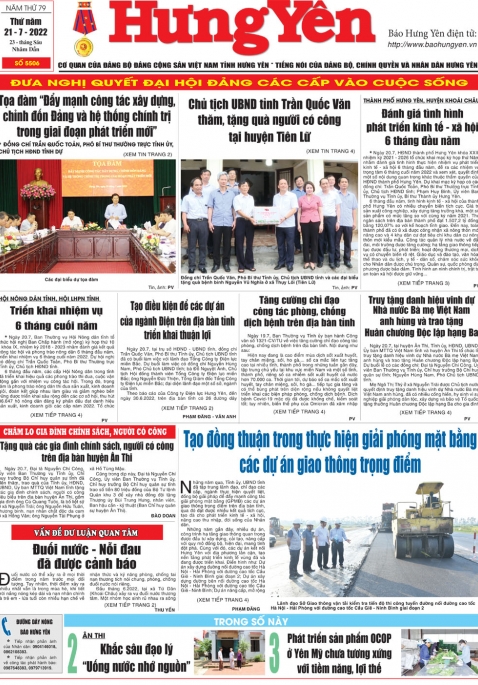 Báo in ngày 21.7.2022