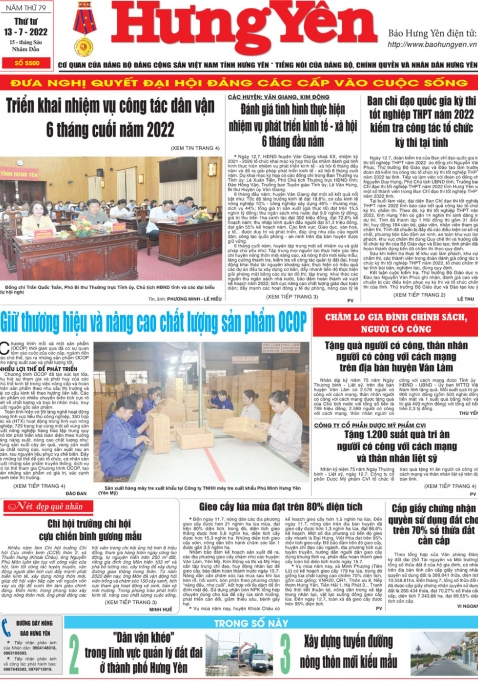 Báo in ngày 13.7.2022