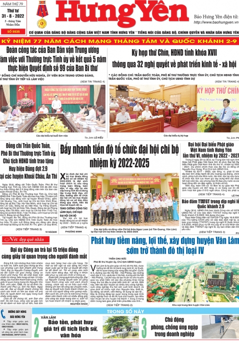 Báo in ngày 31.8.2022