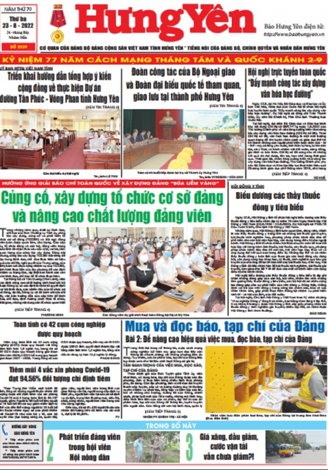 Báo in ngày 23.8.2022
