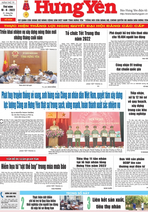 Báo in ngày 18.8.2022